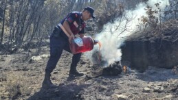 Alevlerin Arasında Kalan Jandarma, Son Vatandaş Tahliye Edilene Kadar Görevini Bırakmadı