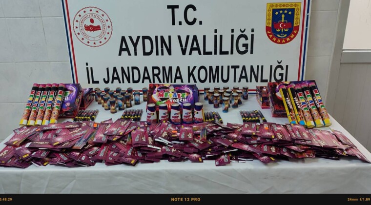 Didim’de İş Yerinde Binlerce Yasaklı Yanıcı Madde Ele Geçirildi
