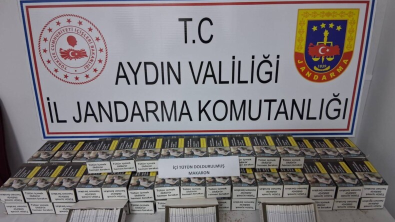 Selahatin Tüneli’nde 20.000 adet kaçak makaron ele geçirildi