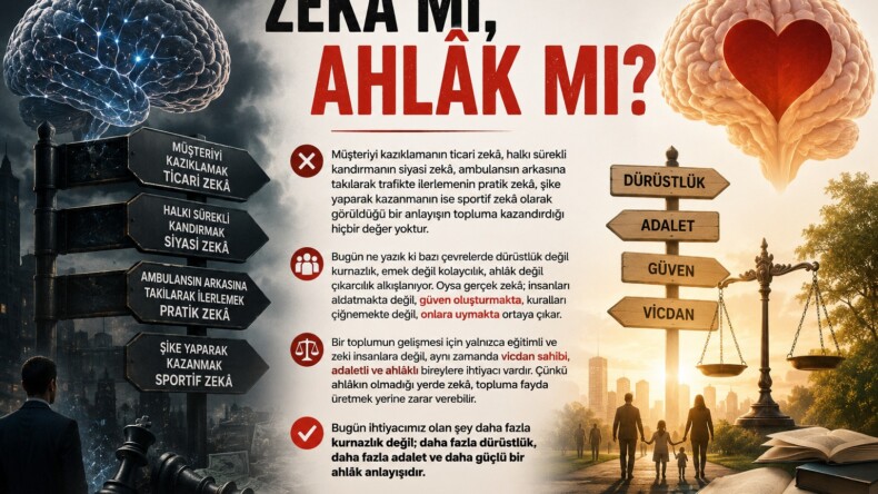 Zekâ mı, Ahlâk mı?