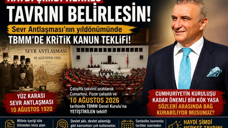 ALİ UZUNIRMAK’TAN TBMM’DE GÖRÜŞÜLEN KANUN TEKLİFİNE SERT TEPKİ