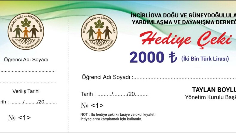 EĞİTİME DESTEK, GELECEĞE YATIRIM!